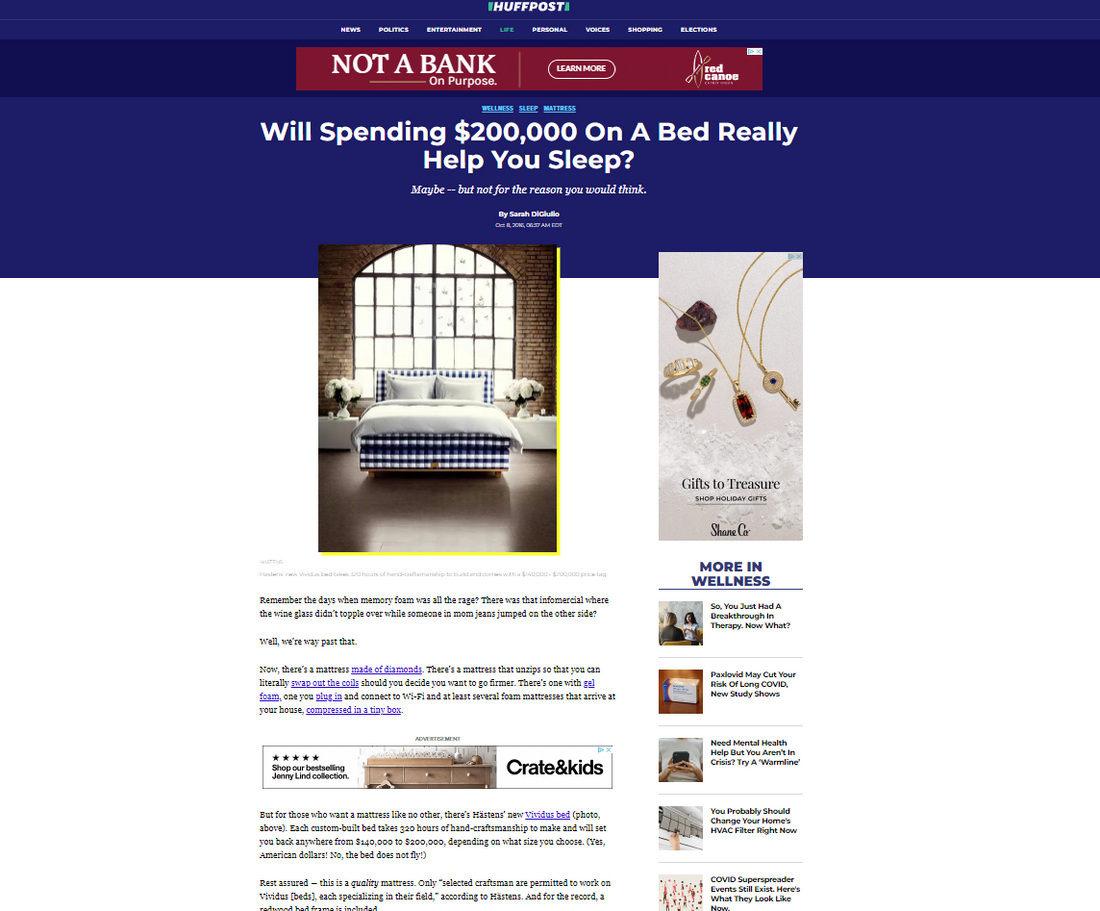 HuffPost Will Spending $200,000 on a Bed Really Help You Sleep?